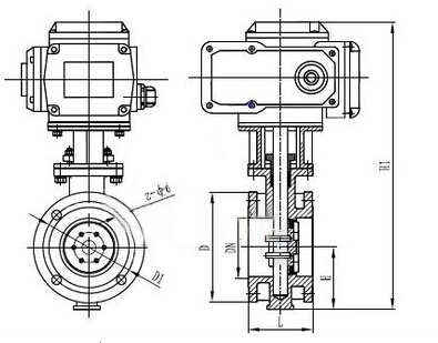 D941X綯ʽܷγߴͼ