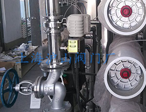 J41W不锈钢法兰截止阀安装实例6