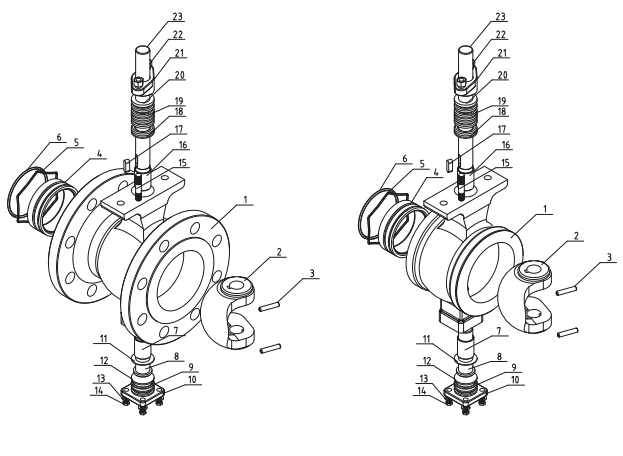 V型球阀零部件材料