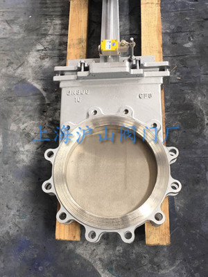 不锈钢电液动刀型闸阀PZ273H-10P-DN300发货实拍2