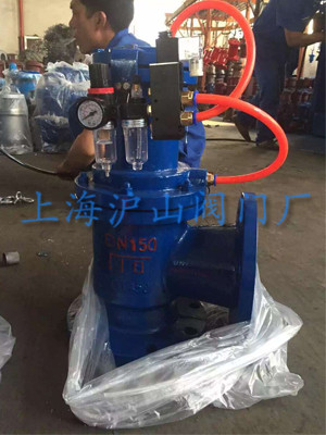 J644X-10-DN150气动角式快开排泥阀发货实拍7