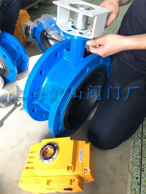 D941X-10-DN250电动法兰式软密封蝶阀发货3